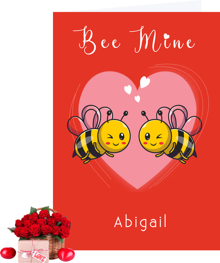 Bee Mine Valentine Cards in Lagos - val card1