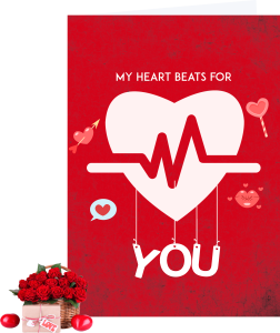 Heart Beat Valentine Cards in Lagos - val card24