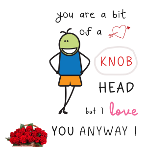 Knob Head Valentine Cards in Lagos - val card3