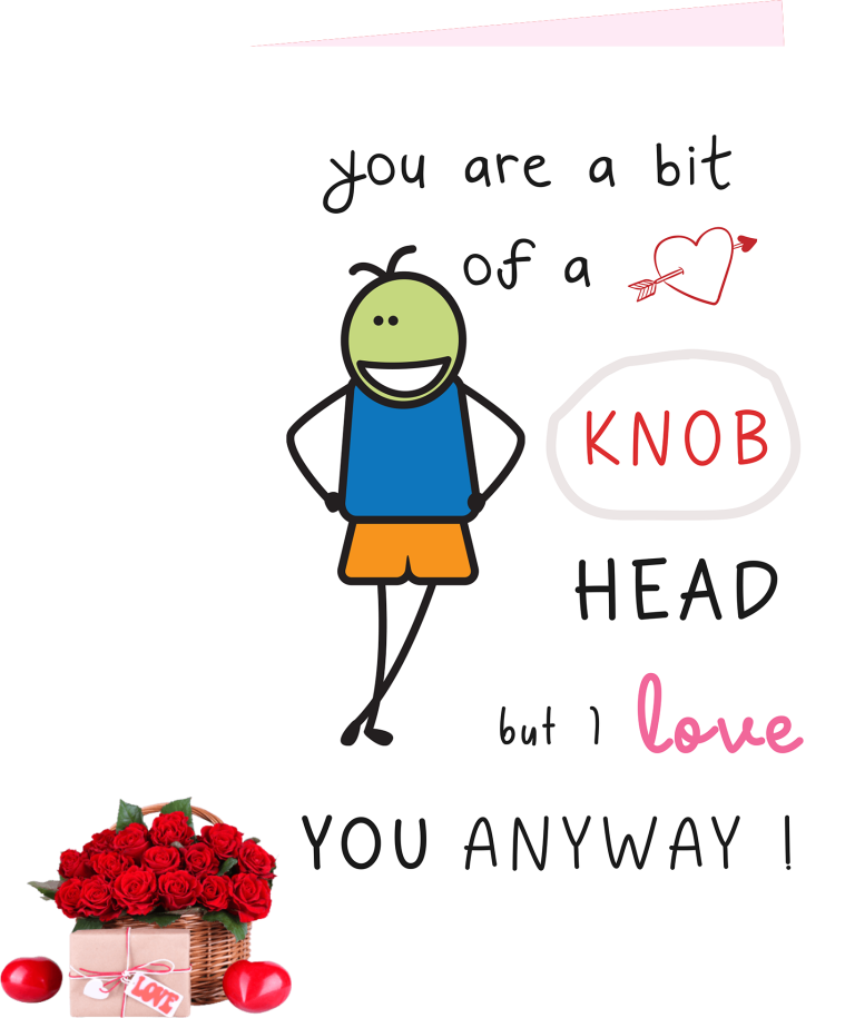 Knob Head Valentine Cards in Lagos - val card3